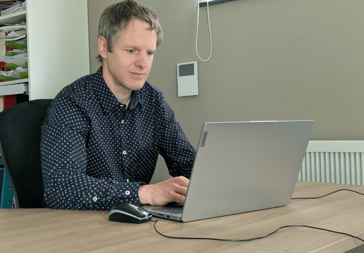 Christophe le travel planner Belgique au travail