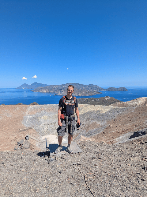 Christophe travel planner belgique sur Vulcano
